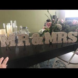 Wedding table header